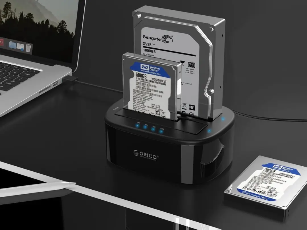 ORICO 6228US3-C-EU-BK-BP Externe HDD/SSD Docking Station