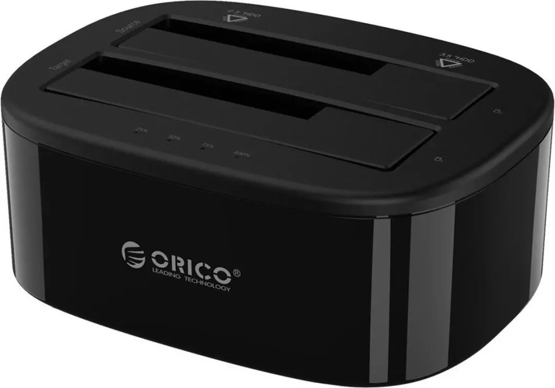 ORICO 6228US3-C-EU-BK-BP Externe HDD/SSD Docking Station - USB3.0 - Zwart