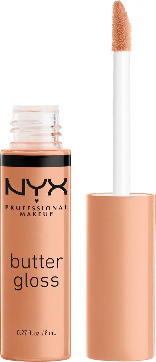 NYX Butter Gloss Lipgloss Fortune Cookie - 8ml - Lichtroze
