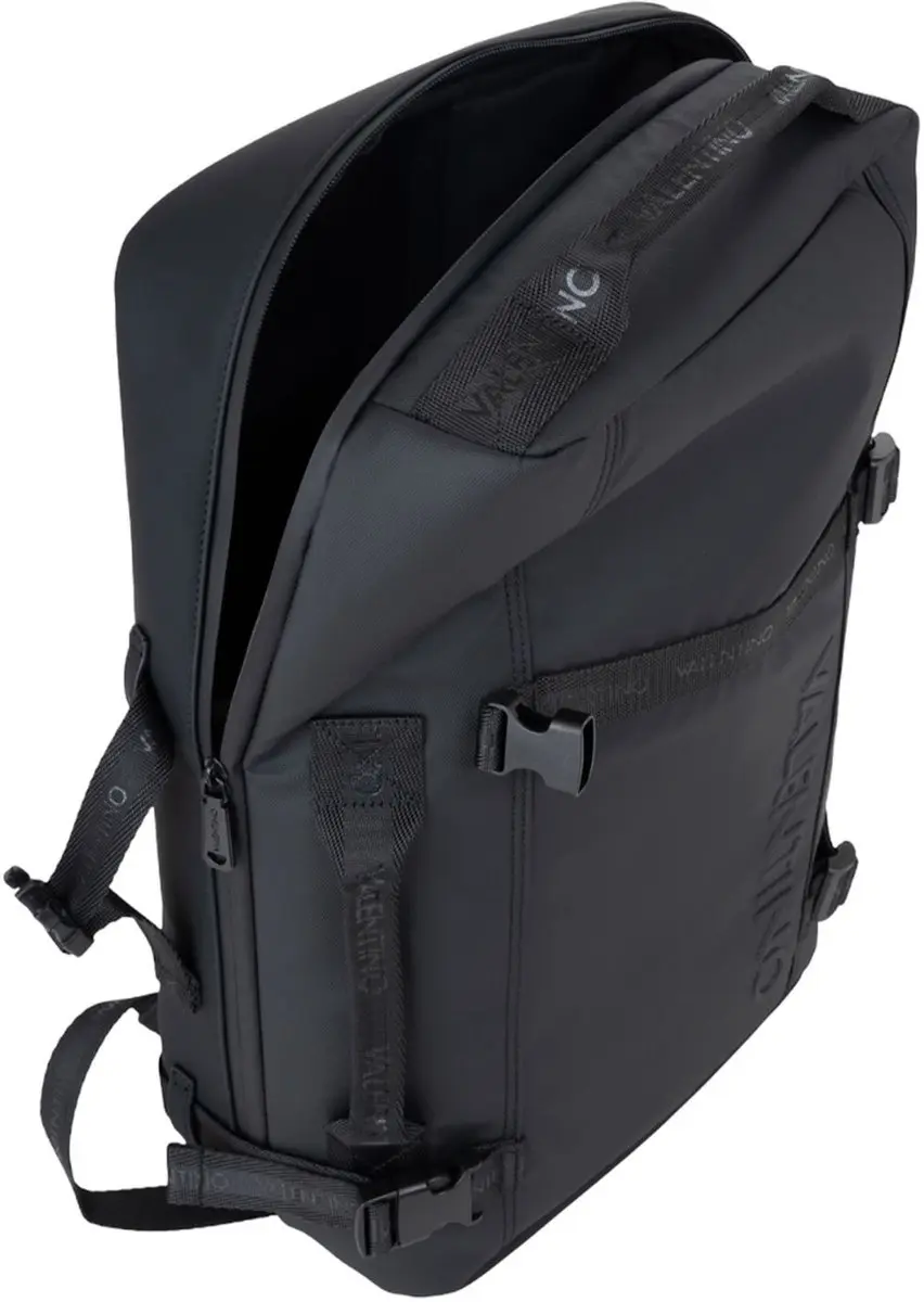 Valentino Axel Backpack VBSA8O01 NERO - 13 inch Laptopvak - 11 Vakken - Zwart