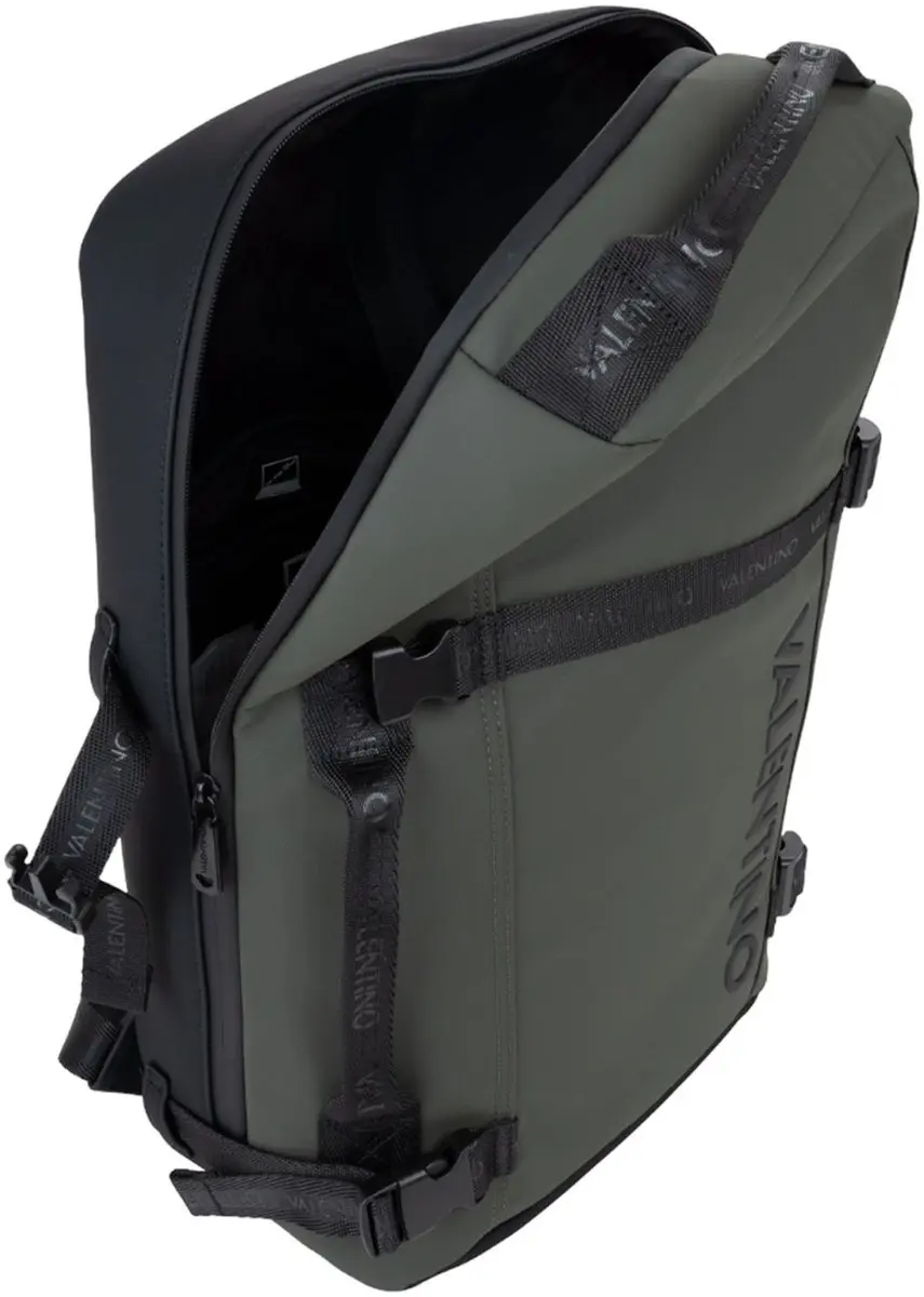 Valentino Axel Backpack VBSA8O01 Militare - 13 inch - 11 vakken