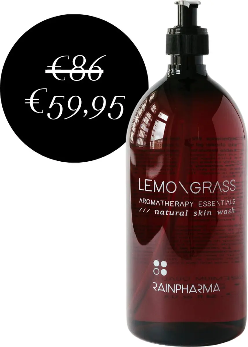 RainPharma Big Love Lemongrass Huidverzorging Douchegel 1L