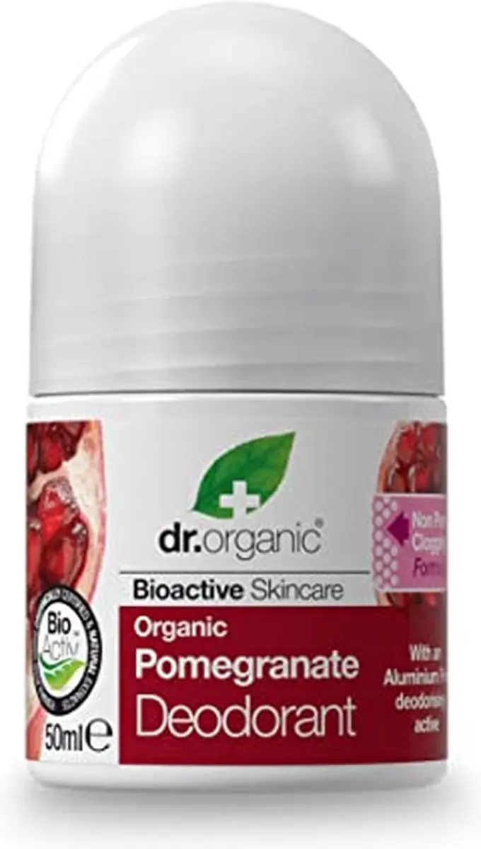 Dr. Organic Granada Deodorant Roller 50ml - Granaatappel