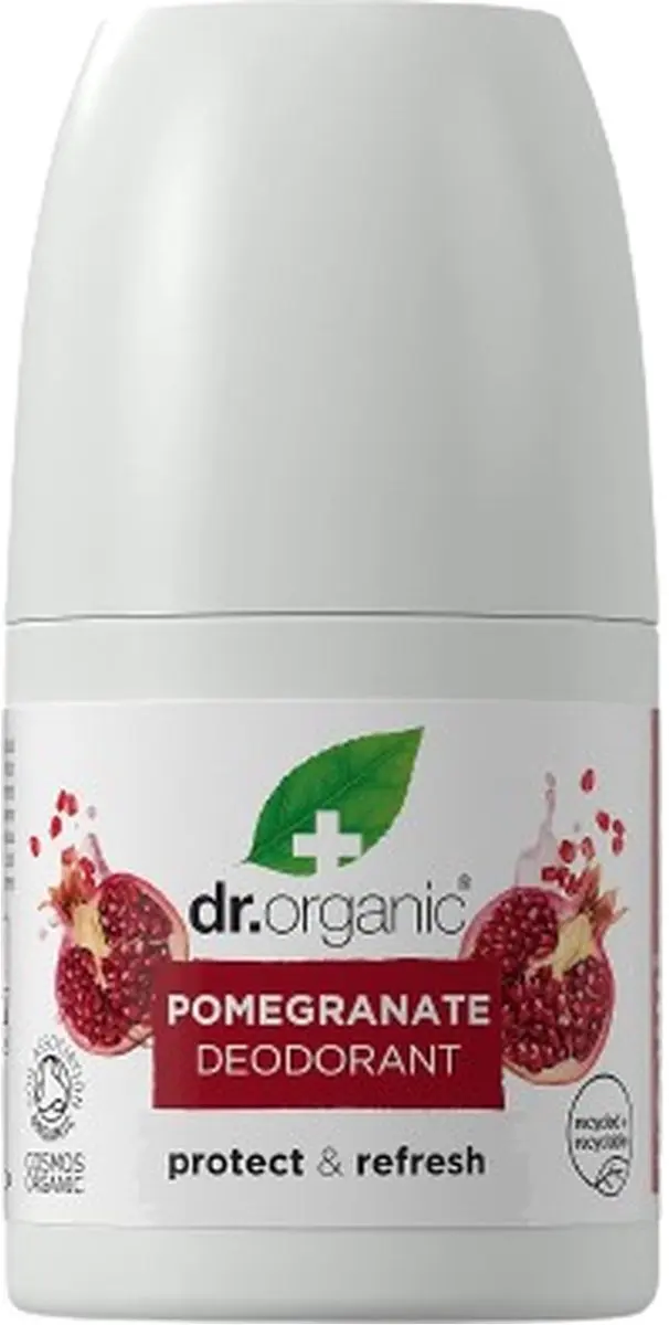 Dr. Organic Granada Deodorant Roller 50ml - Granaatappel