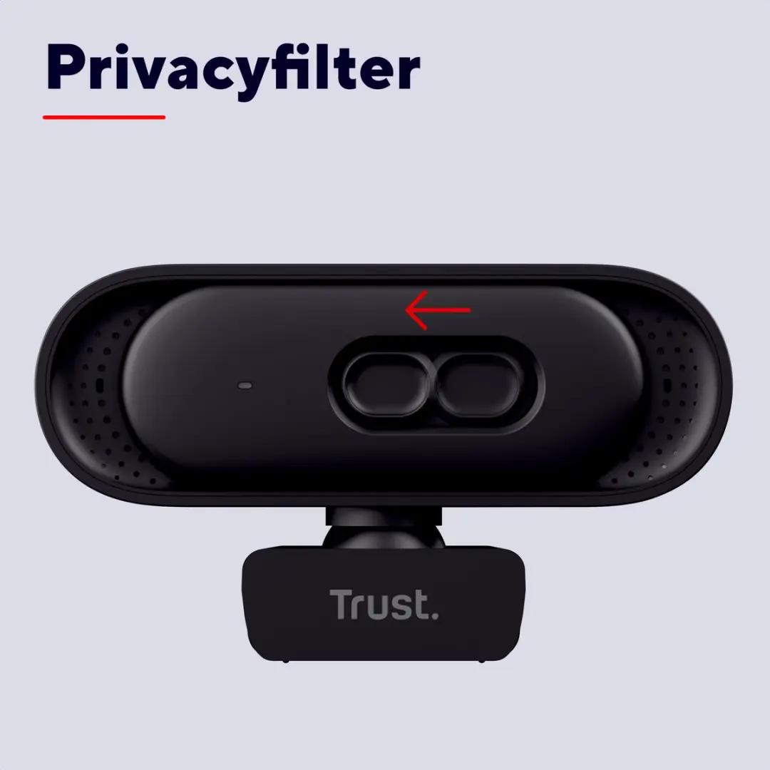 Trust Tomar 2K QHD Webcam 26141 - Zwart