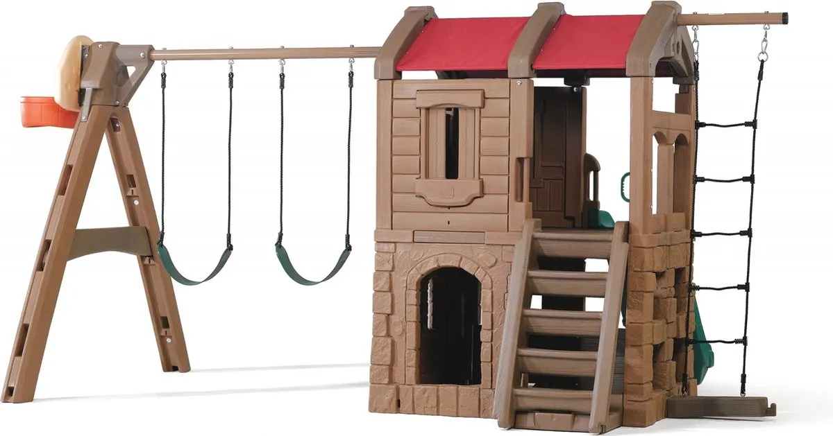 Step2 Naturally Playful Adventure Lodge Speelkasteel - Bruin