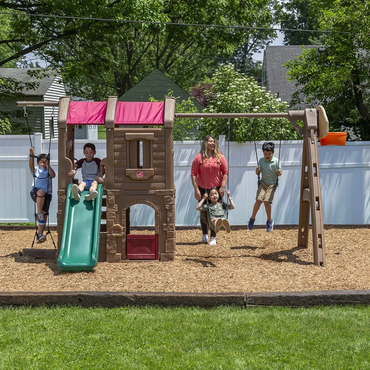 Step2 Naturally Playful Adventure Lodge Speelkasteel - Bruin