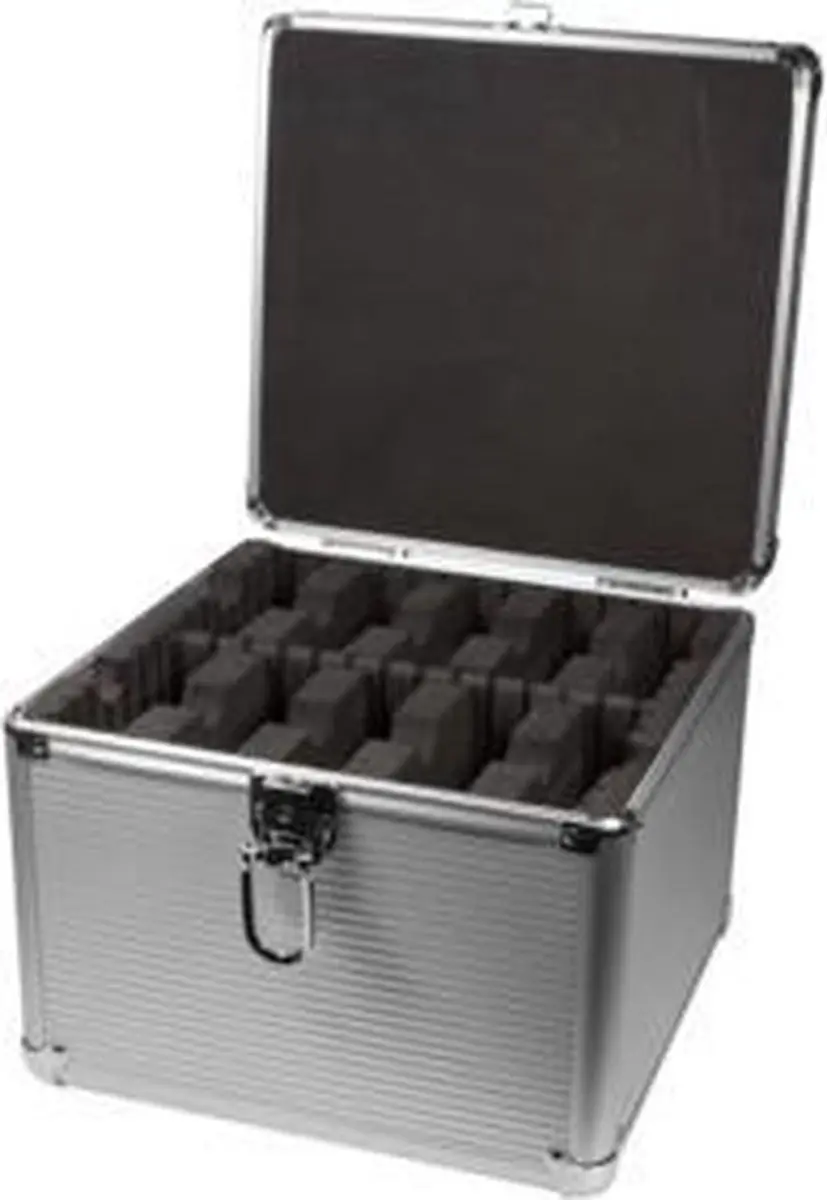 Logilink UA0193 Beschermkoffer - 10x 3,5" HDD - Zilver