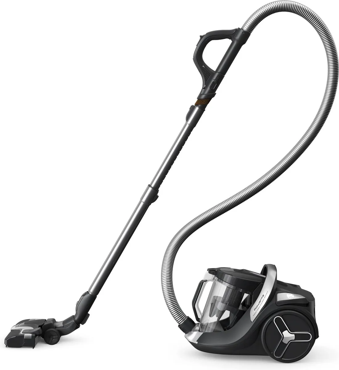 Rowenta Green Force RO7C66 Cyclonic Stofzuiger - 500W - 2,5L - Zwart/Lichtgrijs