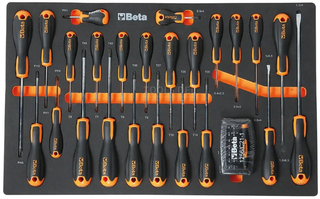 Beta Gevulde Gereedschapswagen 2400S O7/E-M - 309-delig - 7 Laden - Oranje