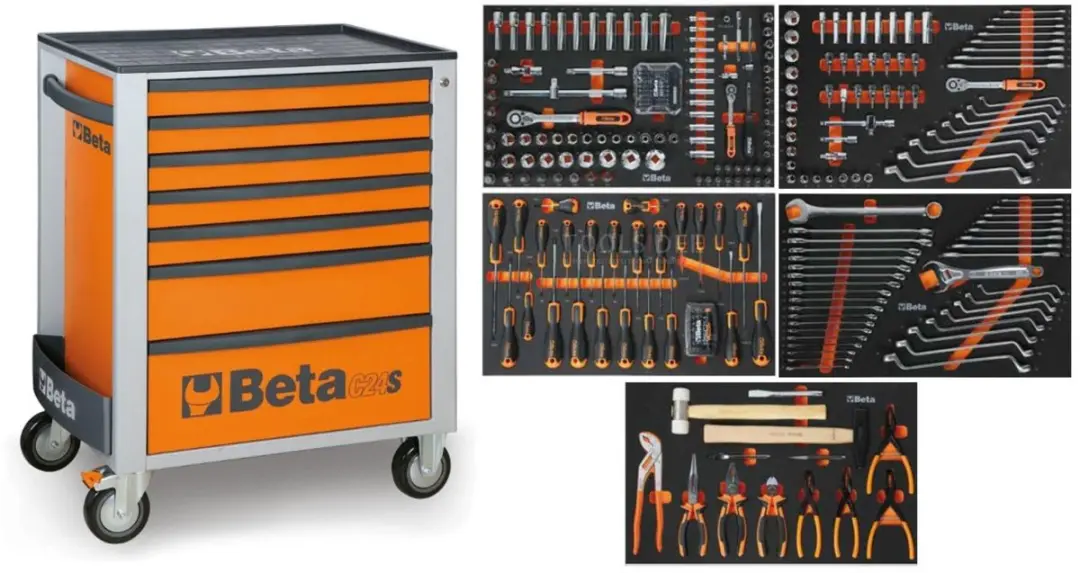 Beta Gevulde Gereedschapswagen 2400S O7/E-M