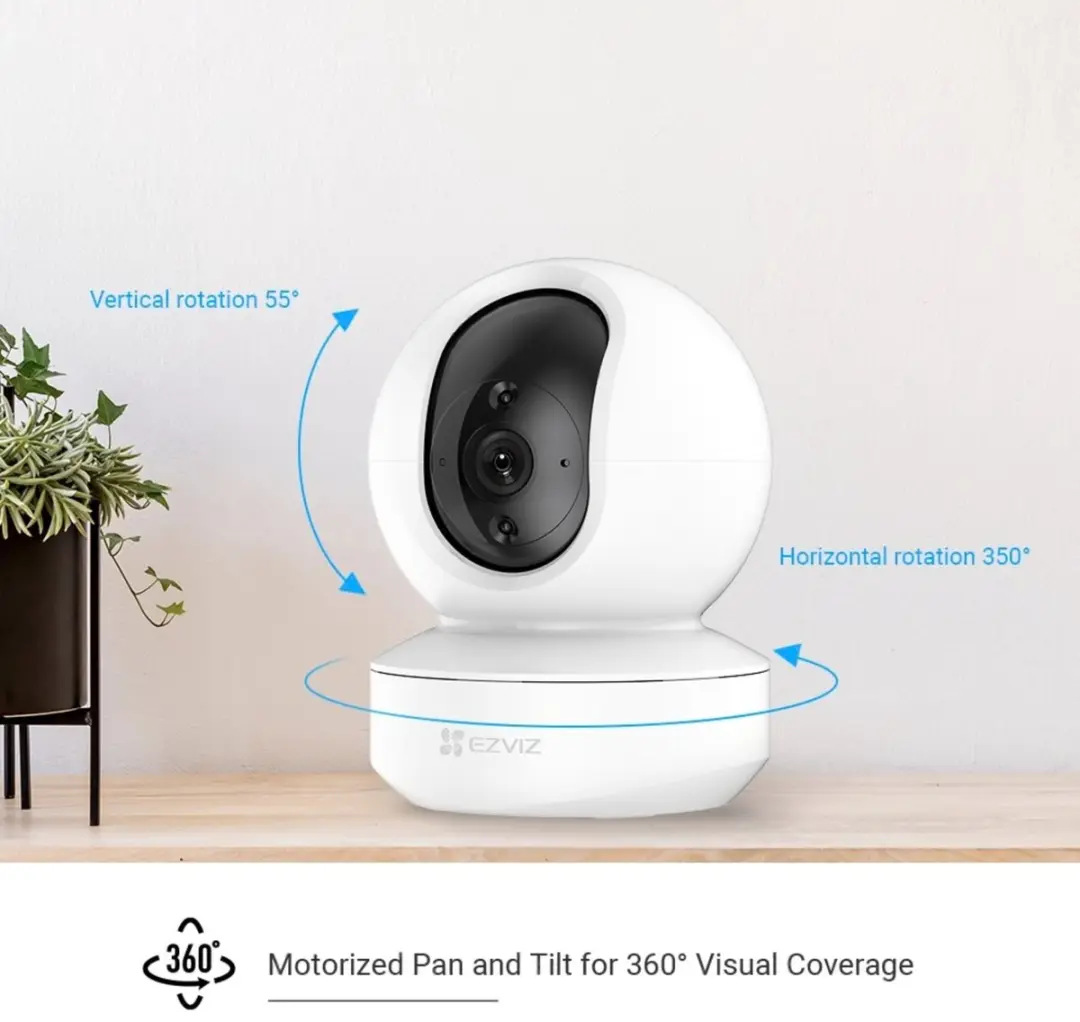 EZVIZ TY1 4MP Dome IP-camera - 2560x1440 - Zwart/Wit