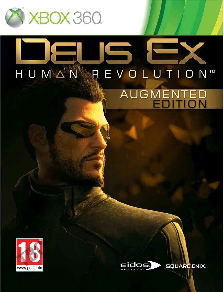 Square Enix Deus Ex Human Revolution Augmented Edition Xbox 360