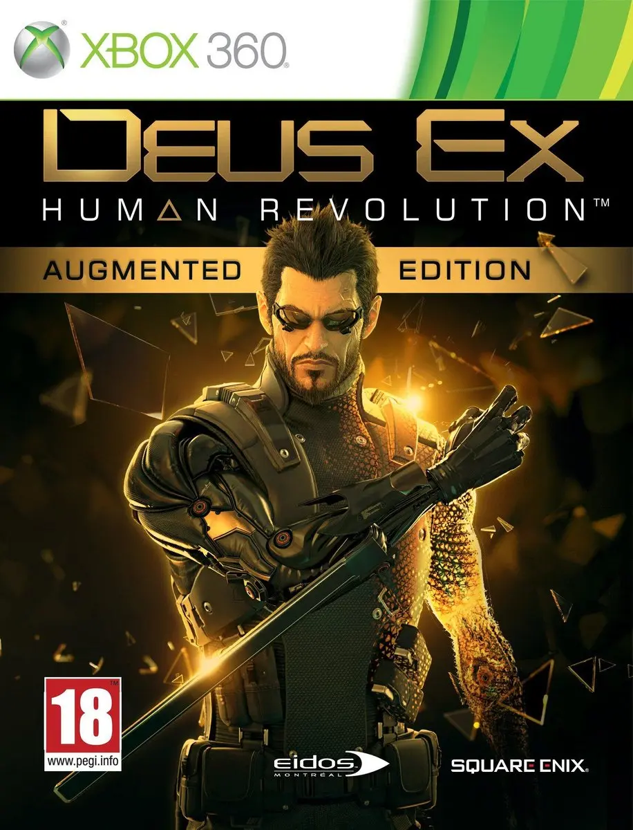 Square Enix Deus Ex Human Revolution Augmented Edition Xbox 360
