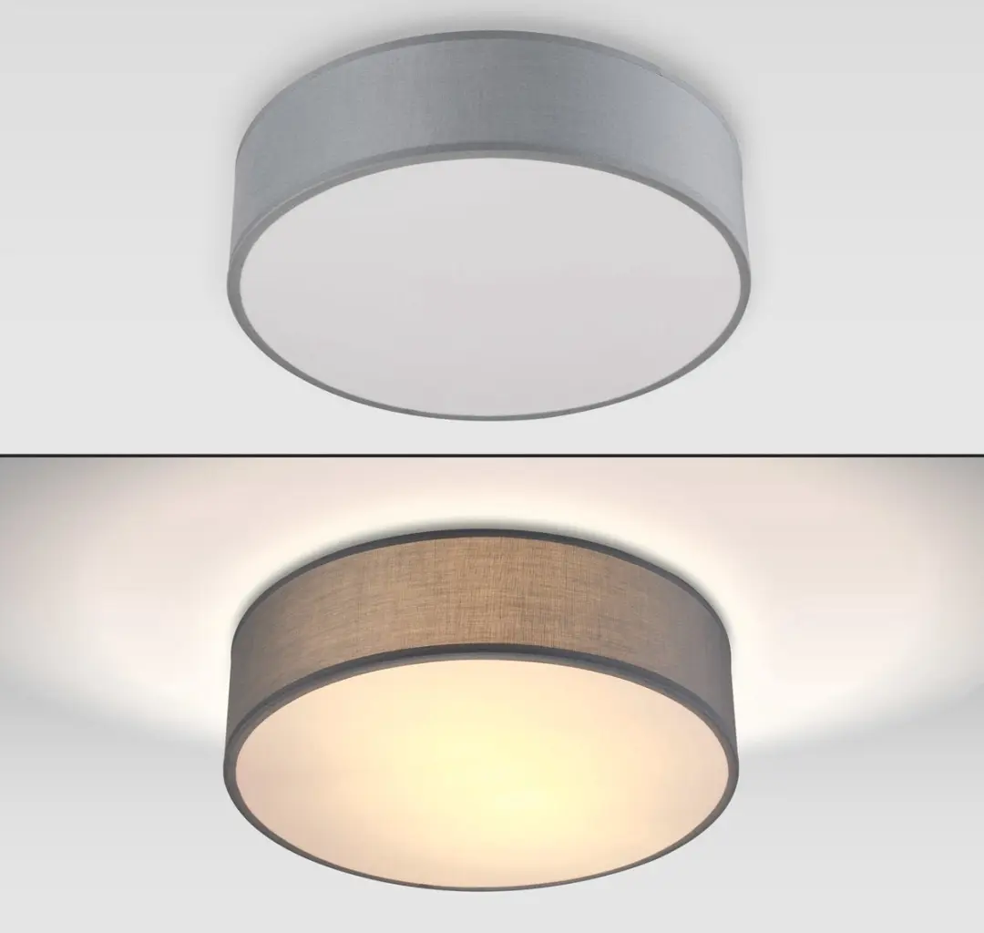 Monzana Plafondlamp 40W E27 - 38cm Grijs