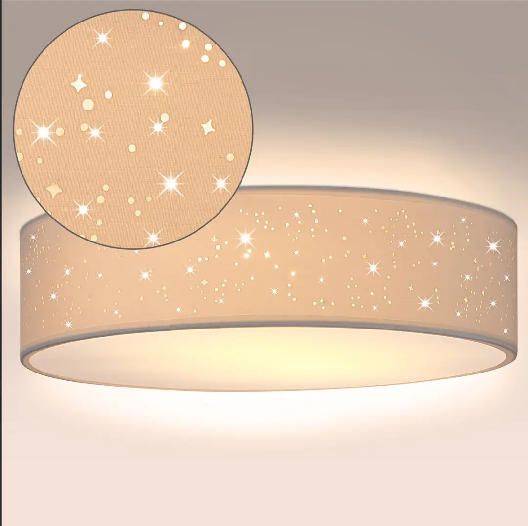 Monzana Sterrenhemel Plafondlamp 30cm - Wit