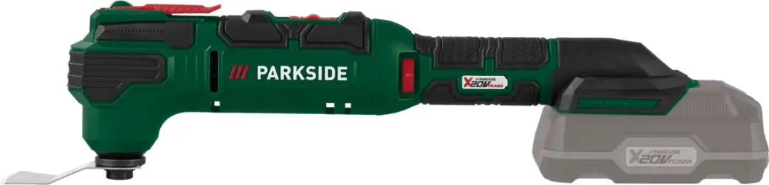 Parkside Accu-Multitool 20V - 8 Accessoires - afbeelding 6 van 6