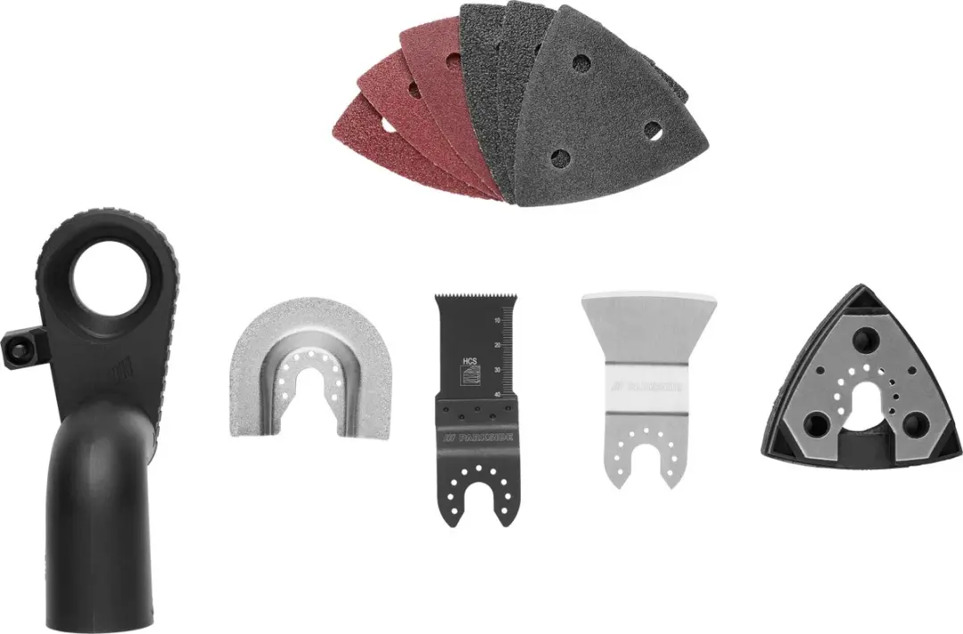 Parkside Accu-Multitool 20V - 8 Accessoires