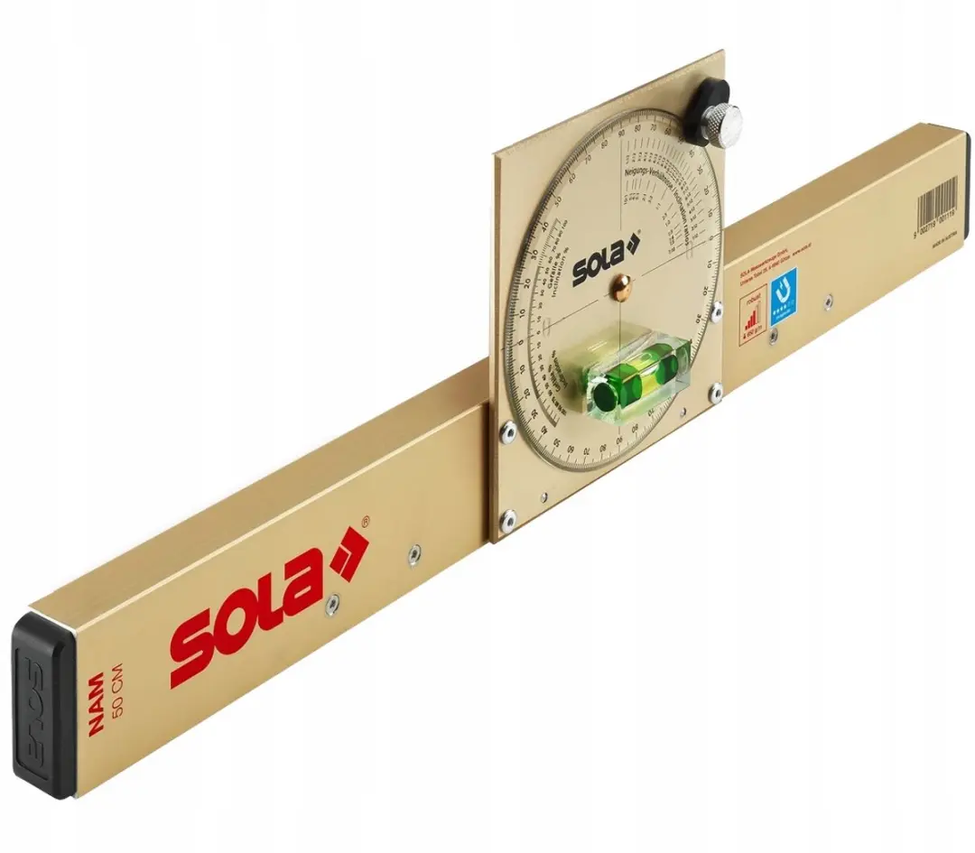 Sola NAM 50T Magnetische Waterpas Hoekmeter 50cm - Aluminium