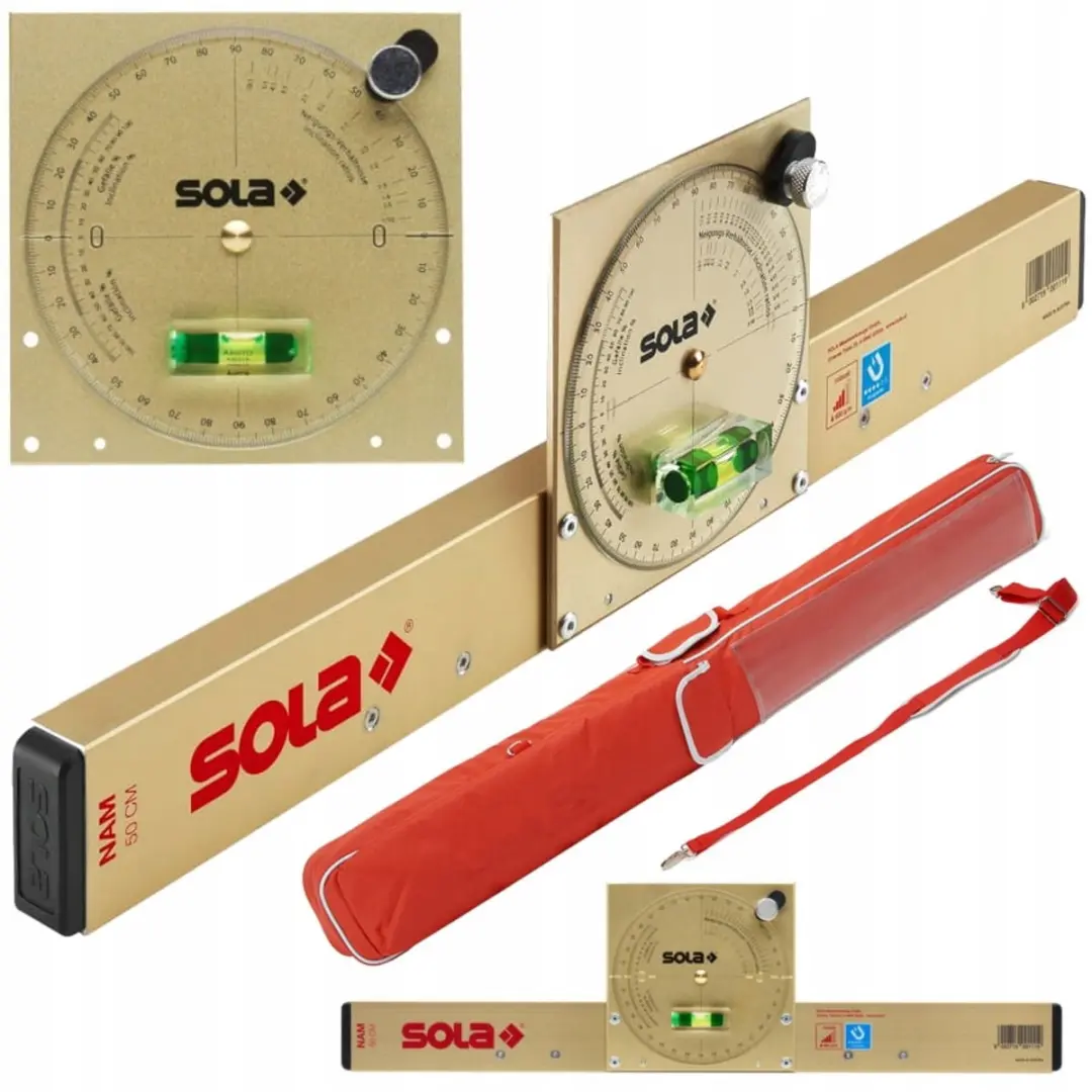 Sola NAM 50T Magnetische Waterpas Hoekmeter 50cm
