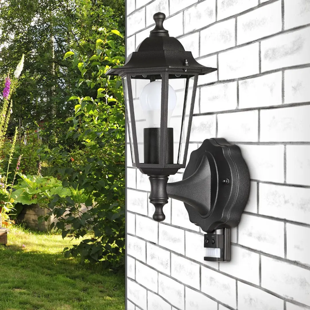 Monzana Wandlamp Antraciet - Bewegingssensor