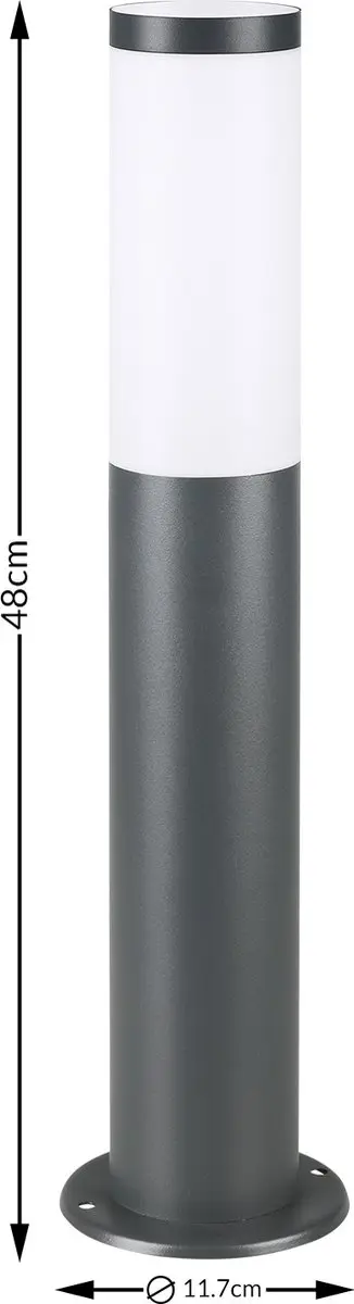 Monzana Staande Buitenlamp E27 20W - Antraciet