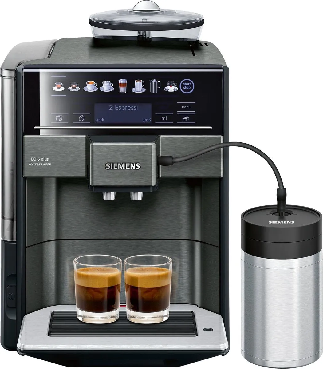 Siemens TE657F09DE Volledig Automatische Espressomachine - 1500W - Roestvrijstaal