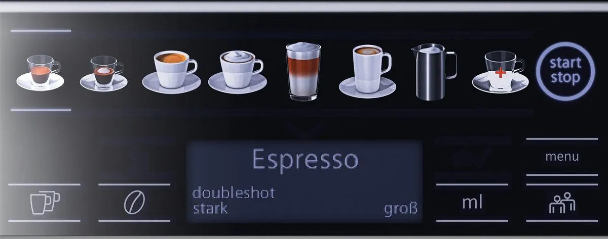 Siemens TE657F09DE Volledig Automatische Espressomachine - 1500W - Roestvrijstaal