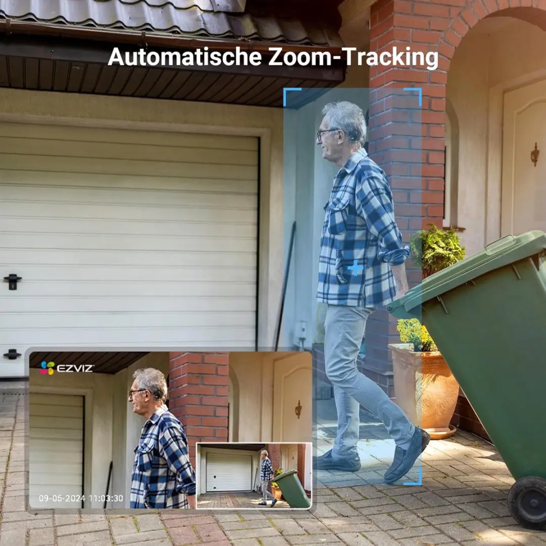 EZVIZ C8c 4K Beveiligingscamera - Buiten - 360° - Automatische Zoom-Tracking - Wit