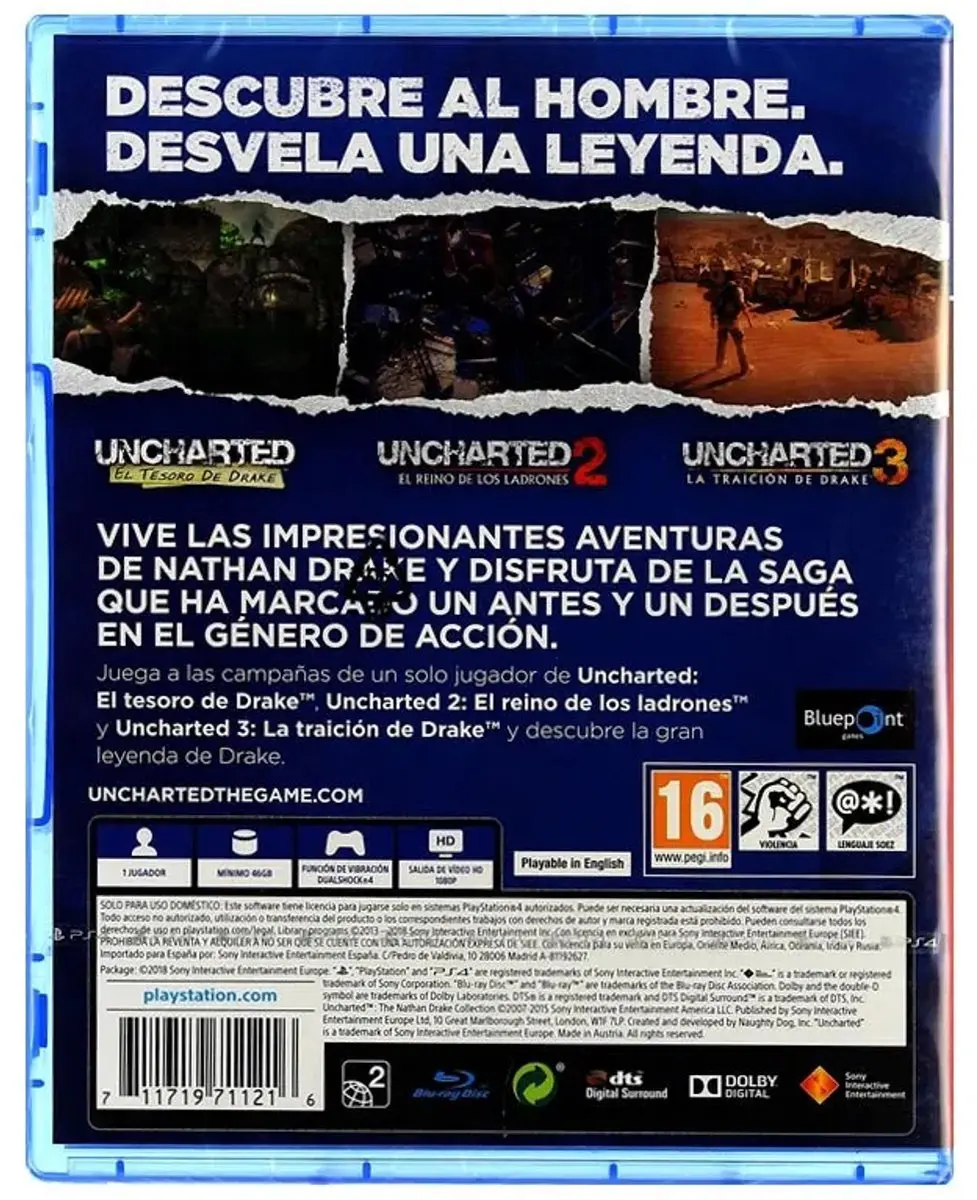 Sony PlayStation 4 Uncharted Collection