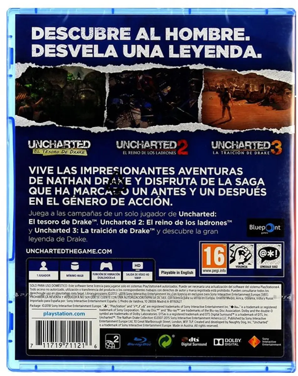 Sony PlayStation 4 Uncharted Collection