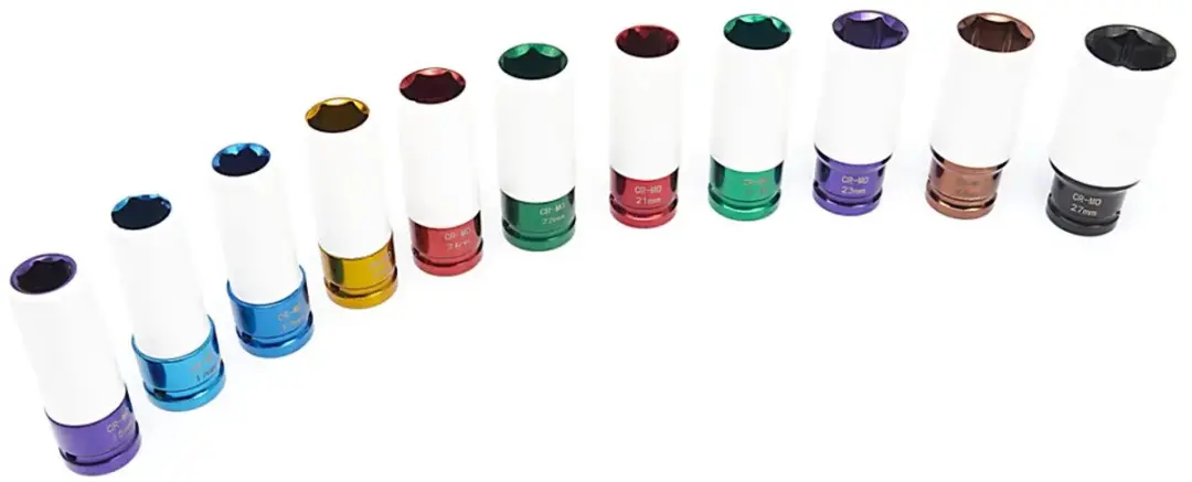 HBM Lange Krachtdoppenset 1/2" 11-delig - 15-24mm