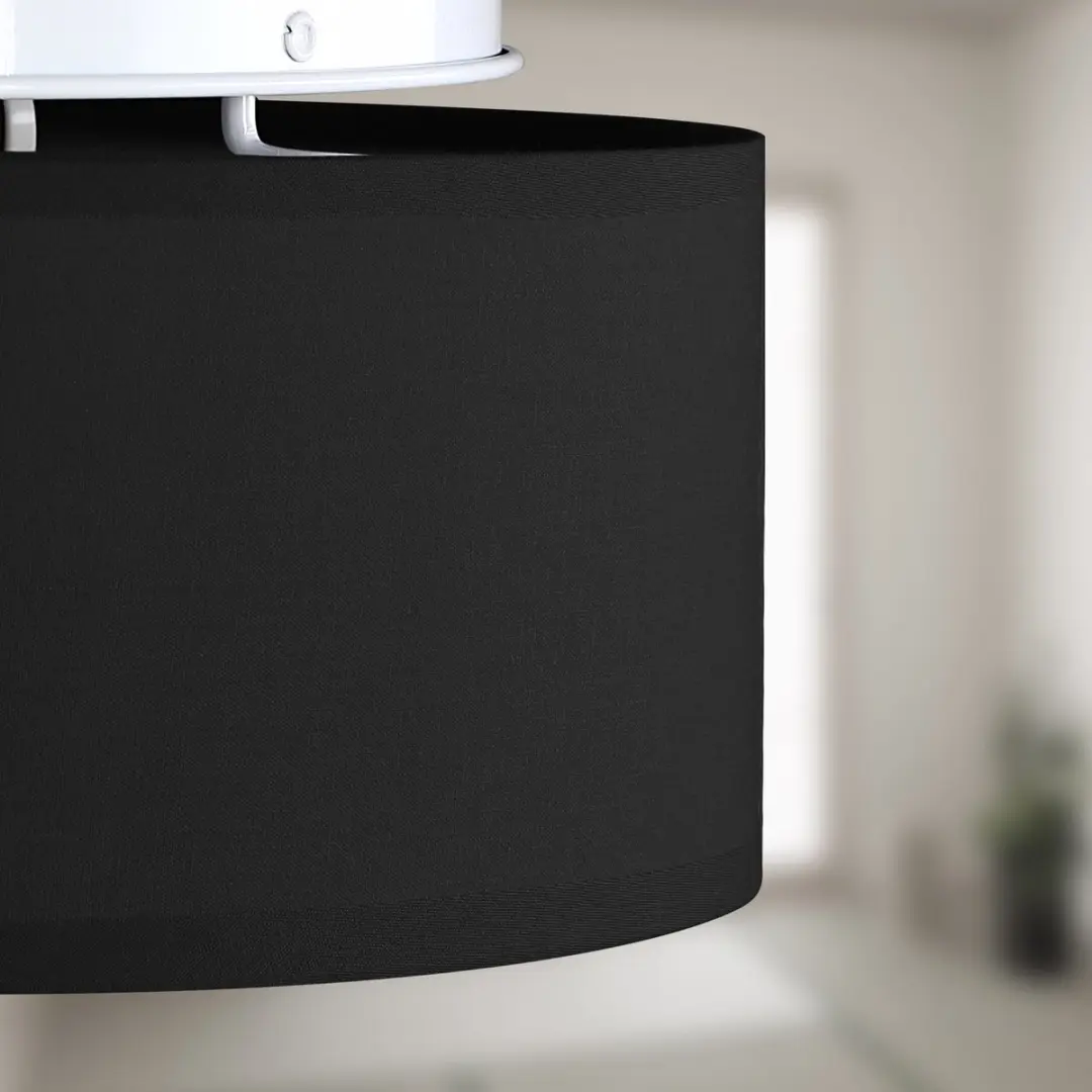 Monzana Plafondlamp 40W Rond 38cm - Zwart