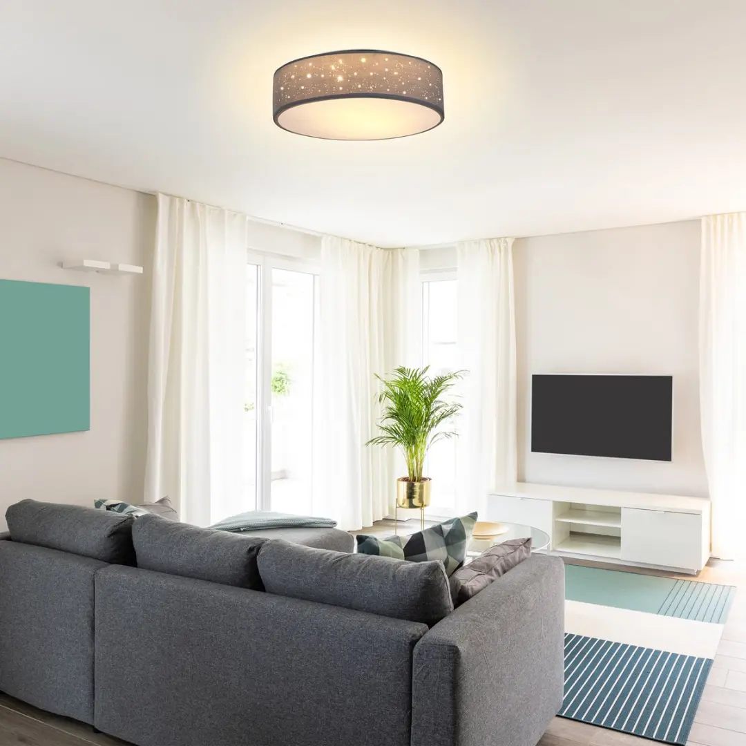 Monzana Plafondlamp Sterrenhemel 38cm - Grijs
