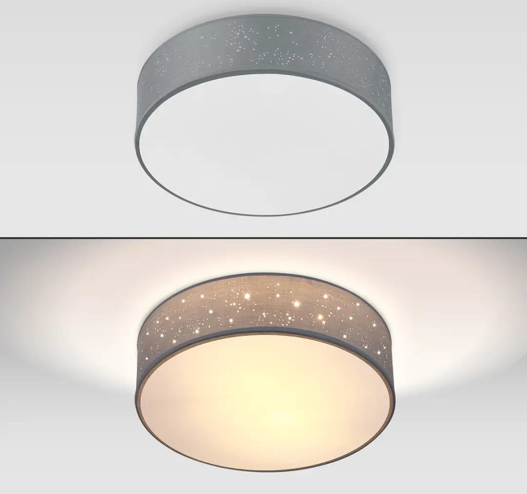 Monzana Plafondlamp Sterrenhemel 38cm - Grijs