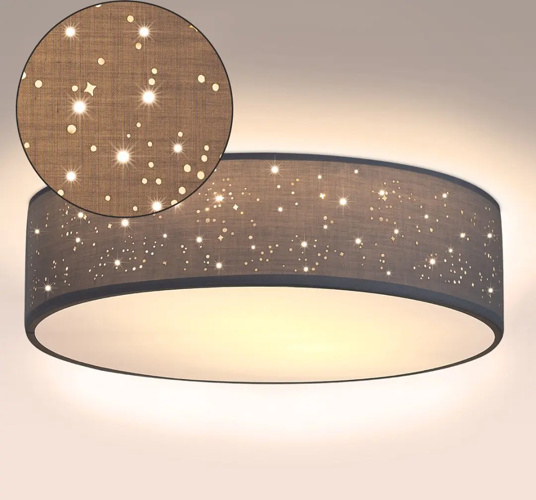 Monzana Plafondlamp Sterrenhemel 30cm - Grijs