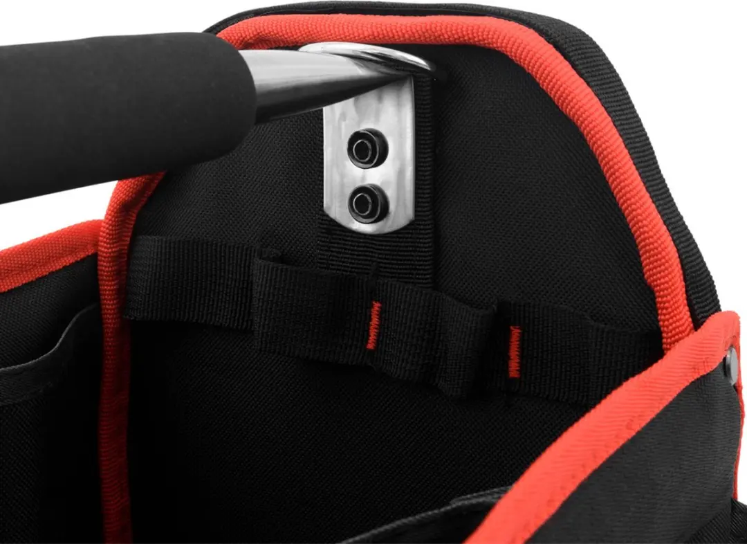 Monzana Gereedschapstas 13L - 33cm - Zwart/Rood