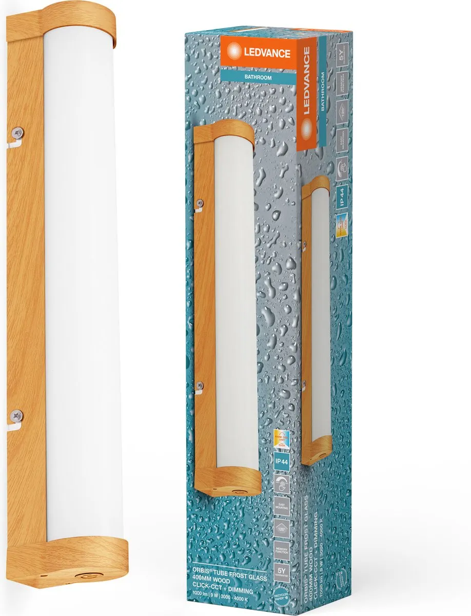 LEDVANCE ORBIS Orbis Tube Frost Glass 40cm Wandlamp