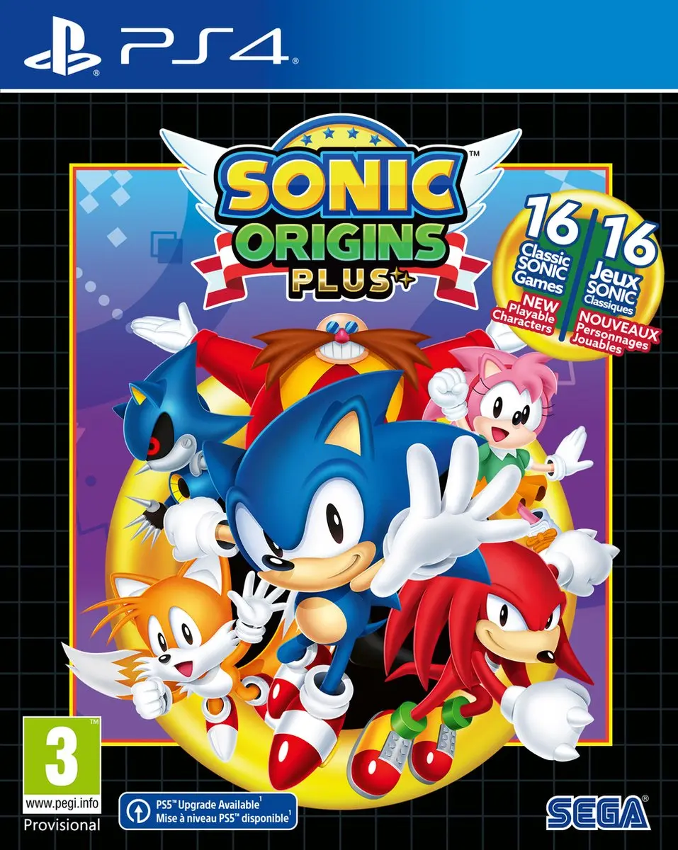 Sega Sonic Origins Plus PS4