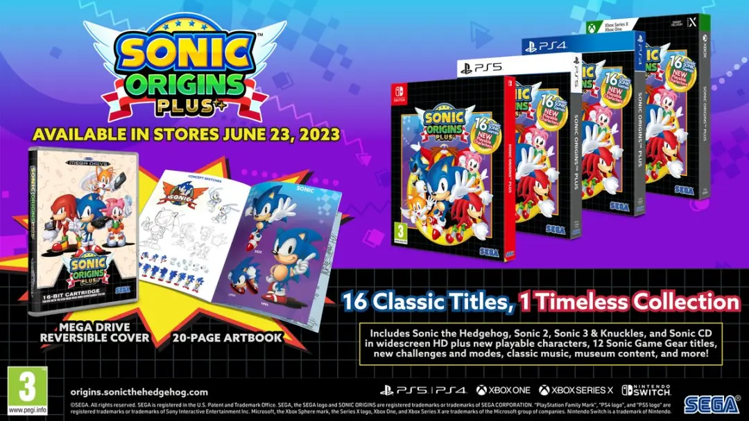 Sega Sonic Origins Plus PS4 - Game