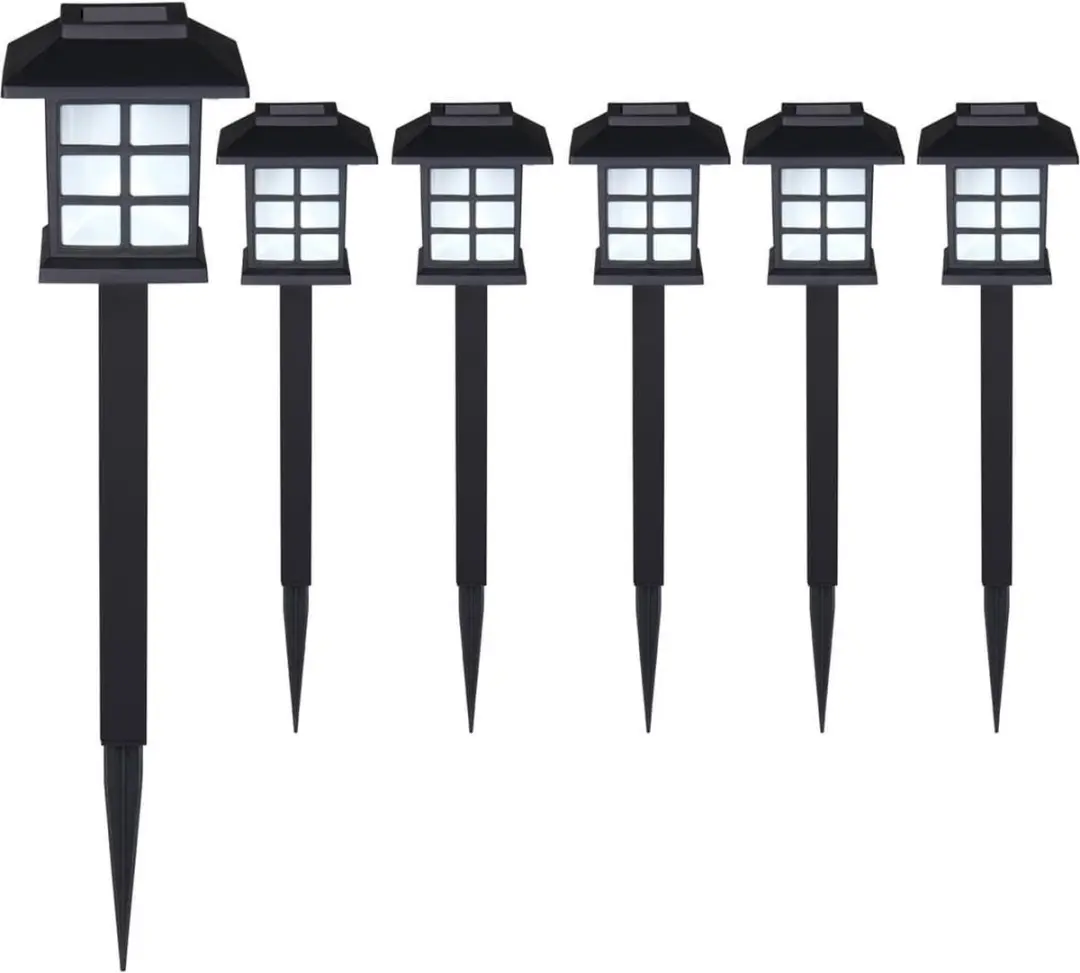 Monzana Tuinlamp Set Zonne-energie 6 Stuks