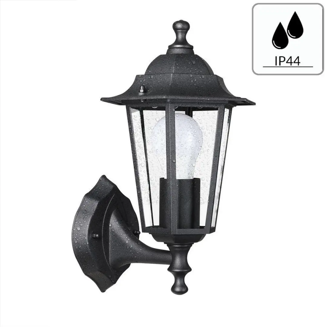 Monzana Wandlamp Antraciet - Weerbestendig Aluminium