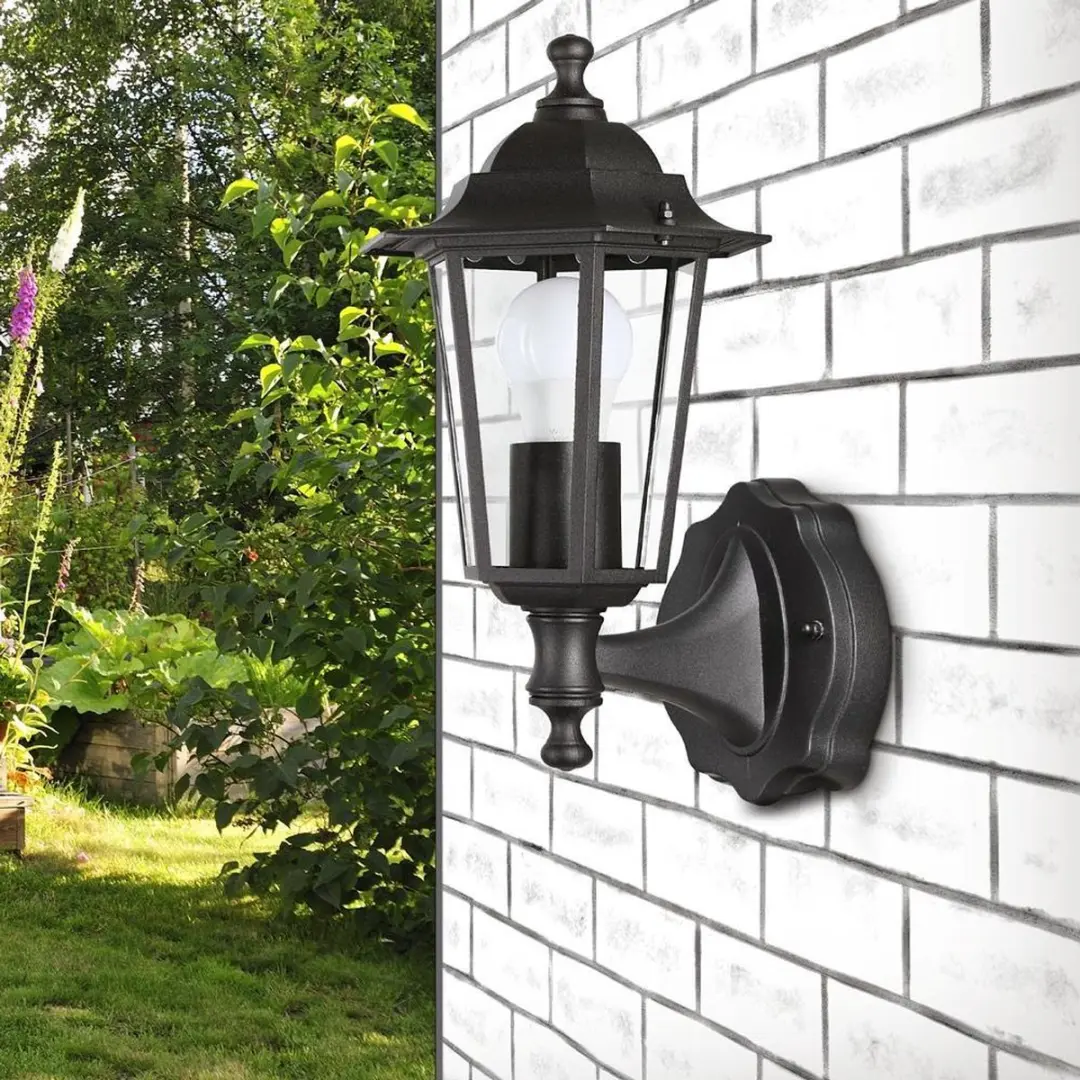 Monzana Wandlamp Antraciet - Weerbestendig Aluminium
