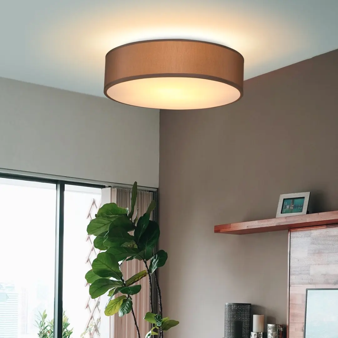 Monzana Plafondlamp 40W E27 - 30cm Taupe