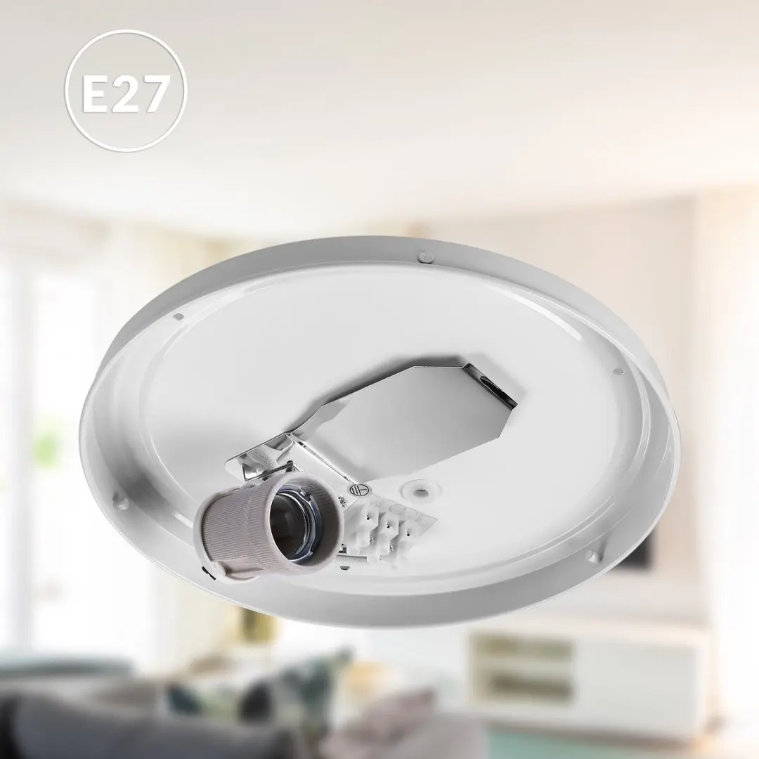 Monzana Plafondlamp 40W E27 - 30cm Taupe