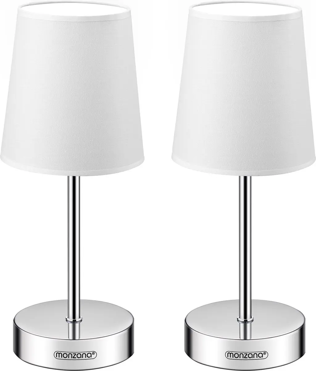 Monzana Tafellamp 2 Stuks Wit