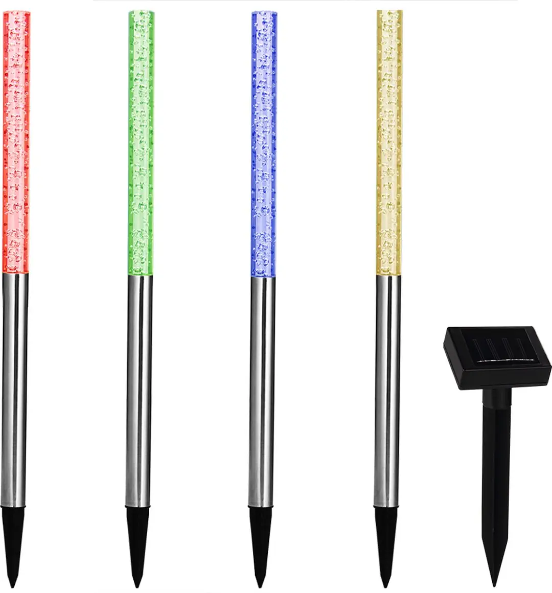 Monzana Tuinlamp Zonne-energie Set 4 Stuks