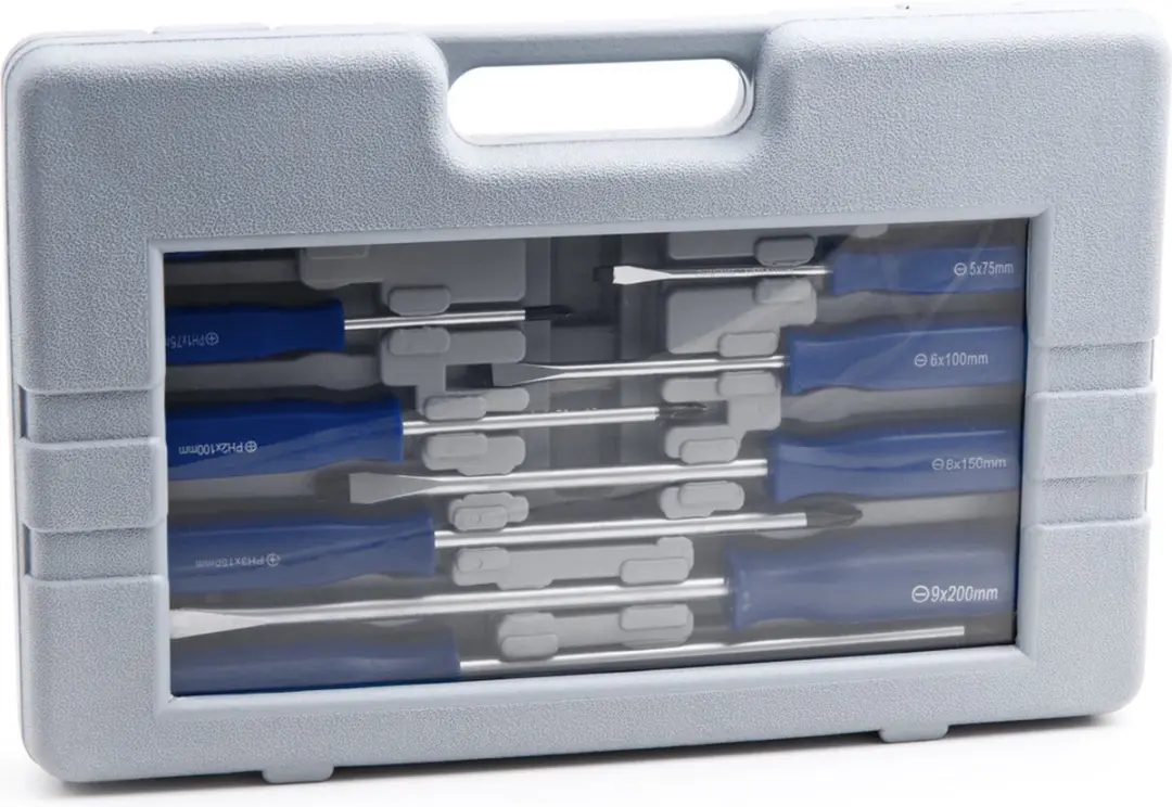 Monzana 12-delige Schroevendraaier Set - Blauw - MPN 101754
