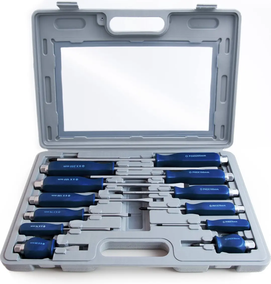Monzana 12-delige Schroevendraaier Set - Blauw - MPN 101754