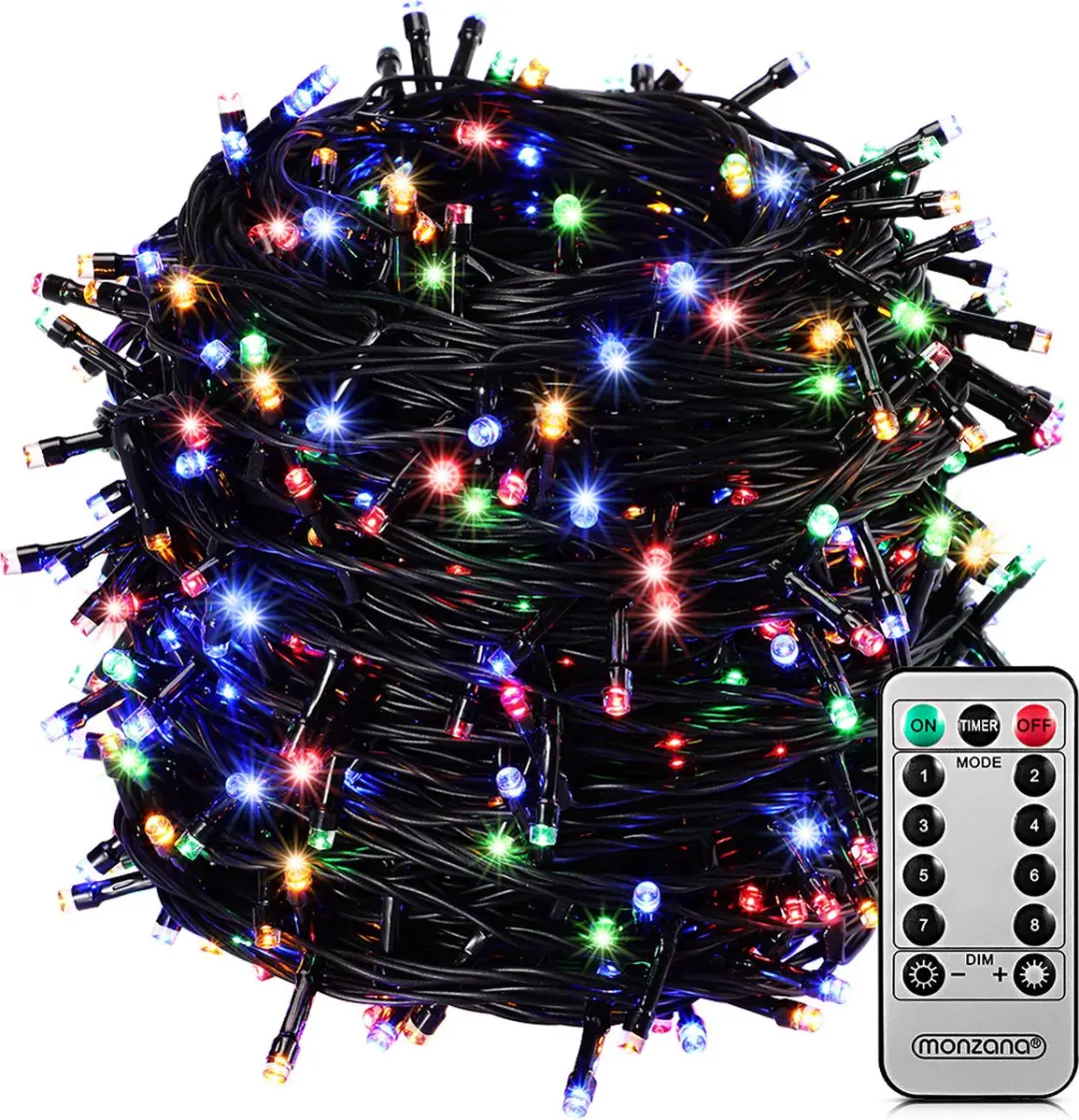 Monzana Lichtsnoer 400 LED Multicolor - Met afstandsbediening